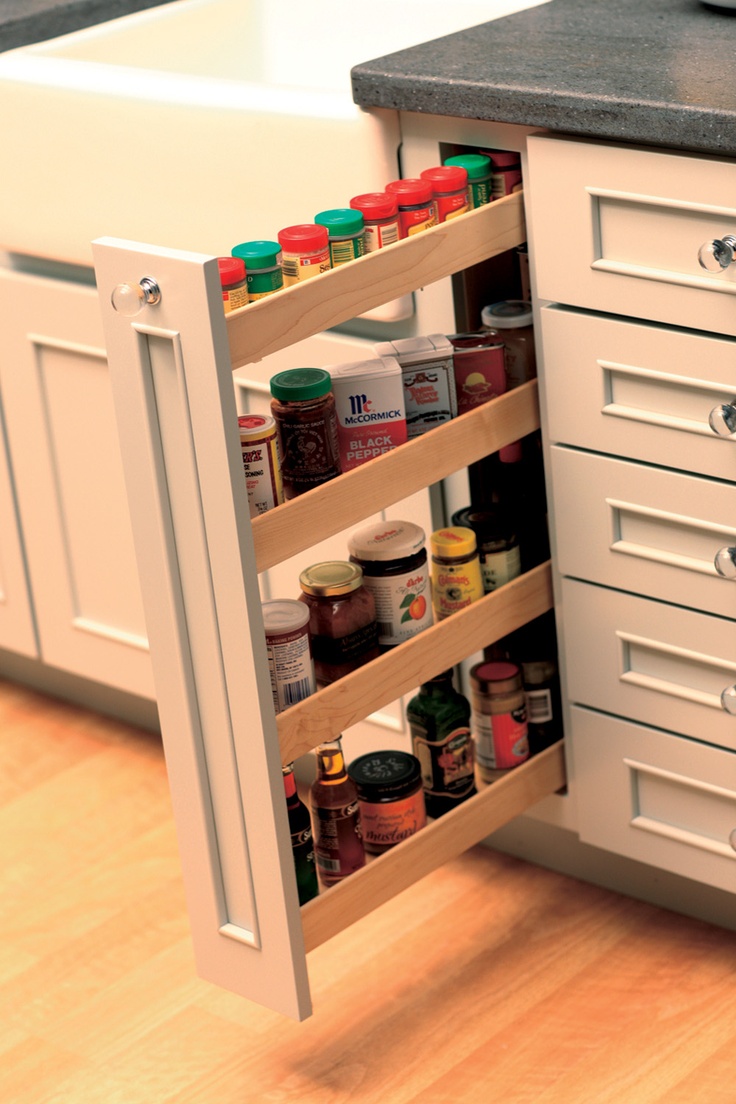 Artwood Cabinets Pull Out Spice Racks